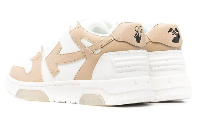 (WMNS) Off-White Out Of Office Low-Top Sneaker 'Tan White' OWIA259S22LEA0010117