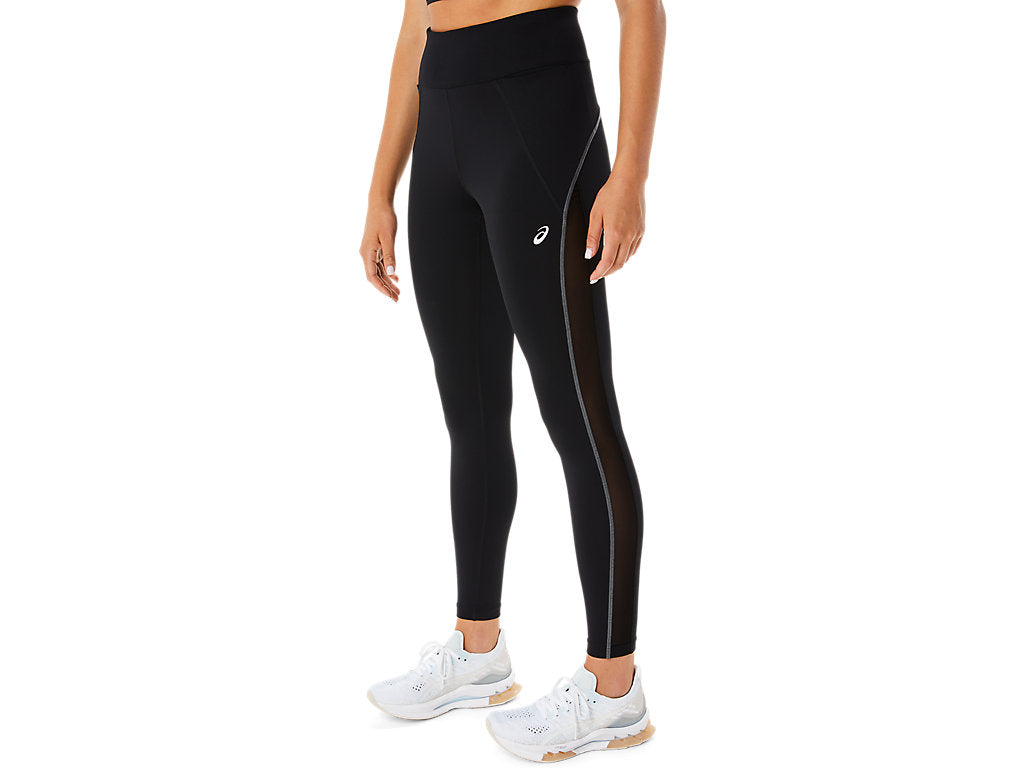 (WMNS) ASICS Mesh Panel Training Leggings 'Black' 2032C711-001