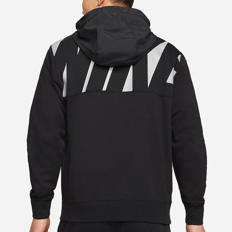 Nike MENS Sportswear French Terry Casual Sports Hooded Jacket Black CZ9945-010