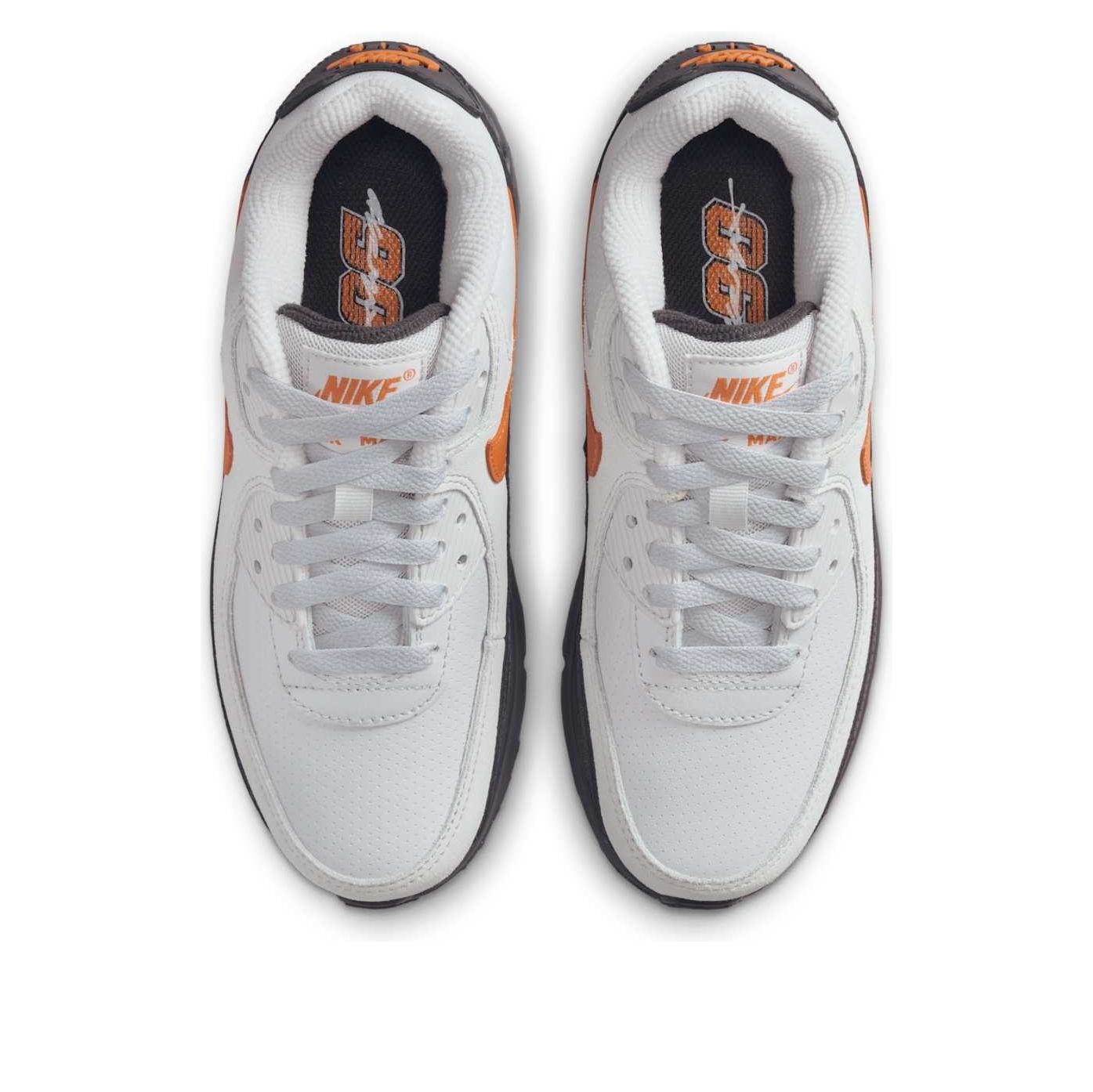 (GS) Nike Air Max 90 SE 'Vast Grey Safety Orange' IF2623-003