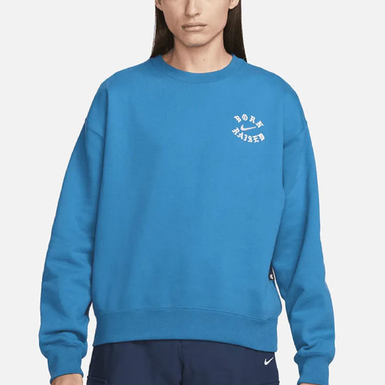 Nike SB x BORNXRAISED Crewneck Sweatshirt 'Blue' DX4270-407