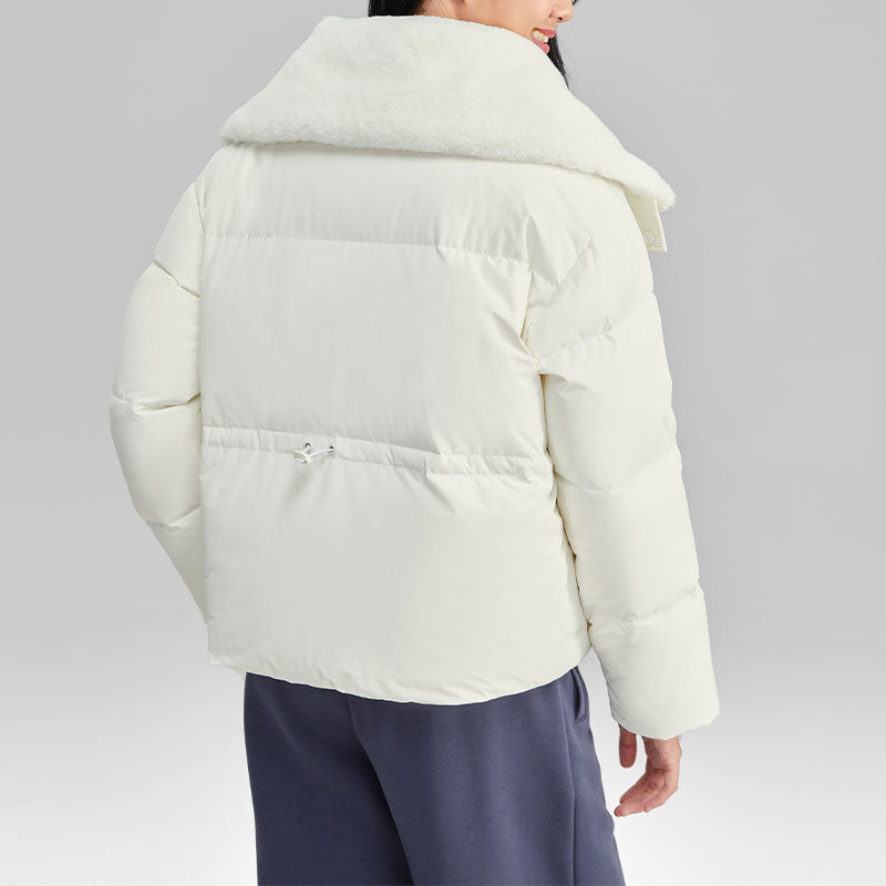 (WMNS) Skechers FASHION Letter Printed Down Jacket 'White' L423W124-0074