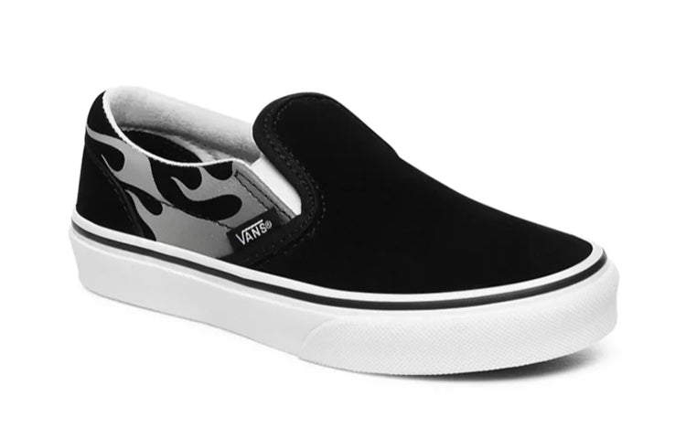 (PS) Vans Suede Flame Classic Slip-on 'Black' VN0A4BUTWKJ