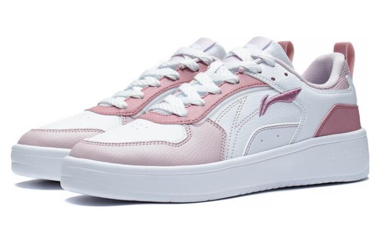 (WMNS) Li-Ning Xingchuan Skate Sneakers 'White Pink' AGCT148-5