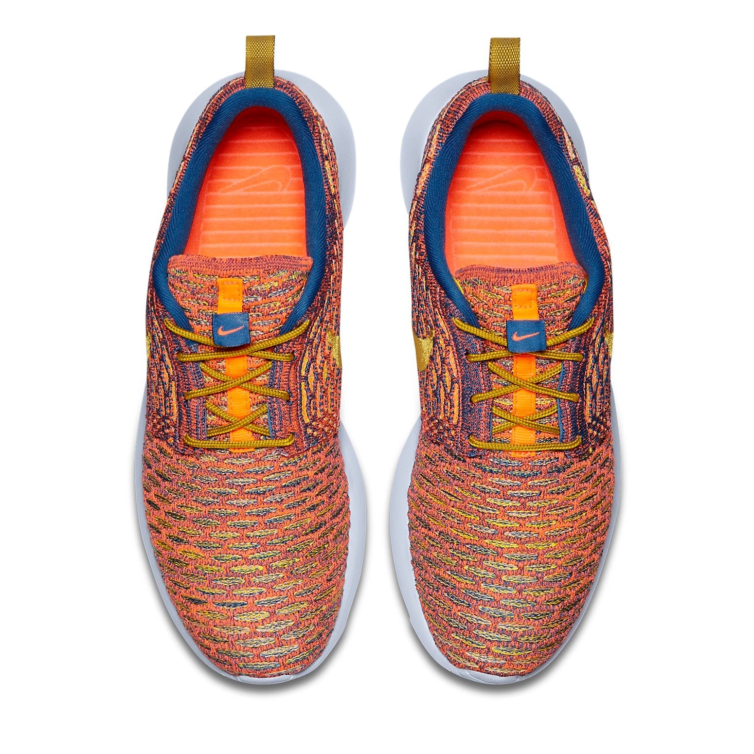 (WMNS) Nike Roshe One Flyknit 'Dark Citron Sunset Glow' 704927-402