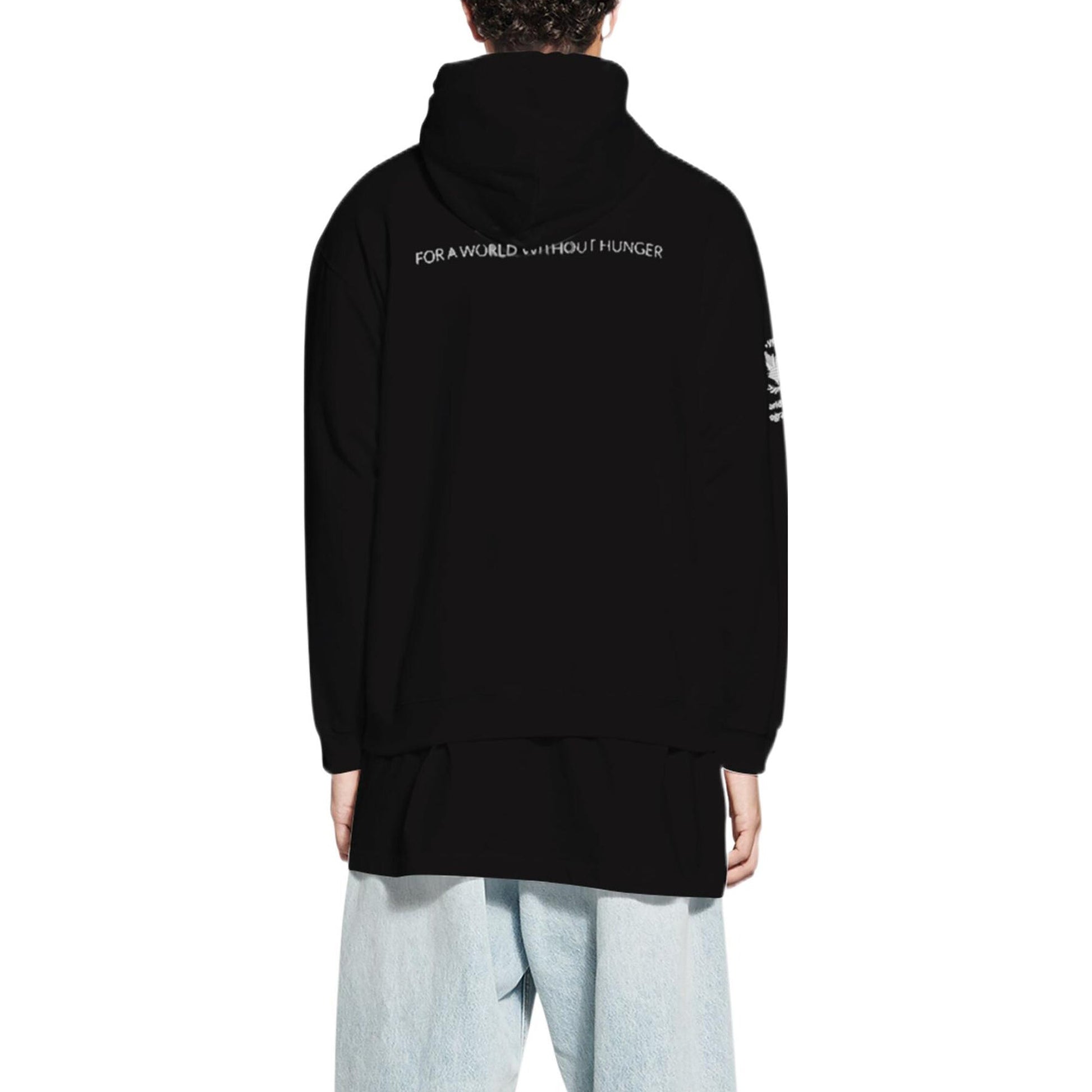 Balenciaga x WFP Hoodie Medium Fit 'Black' 600583TMVL11070