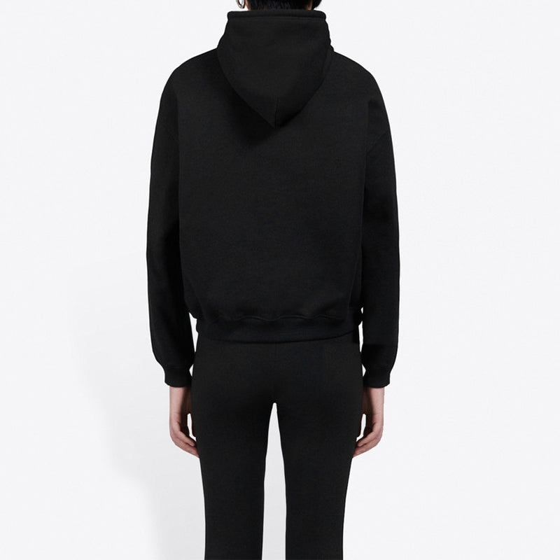 Balenciaga Matte Polar Fleece Sports Female Black 612959TIVD41000