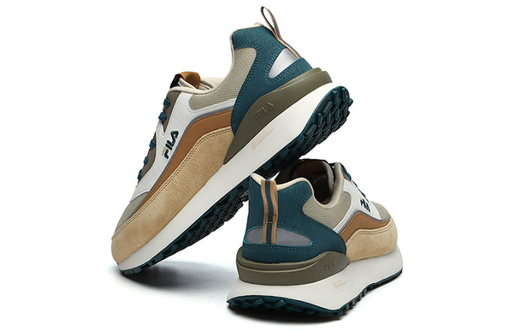 FILA Jogger Low-Top Casual Shoes Yellow/Gray/Blue F12M216127FBC