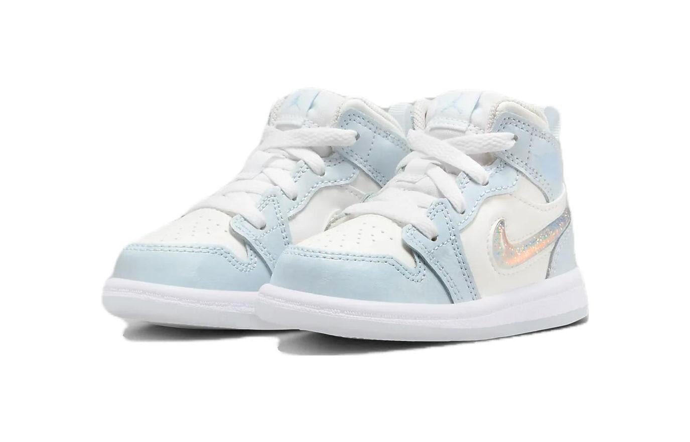 (TD) Air Jordan 1 Mid SE 'Glitter Swoosh' FQ9116-400