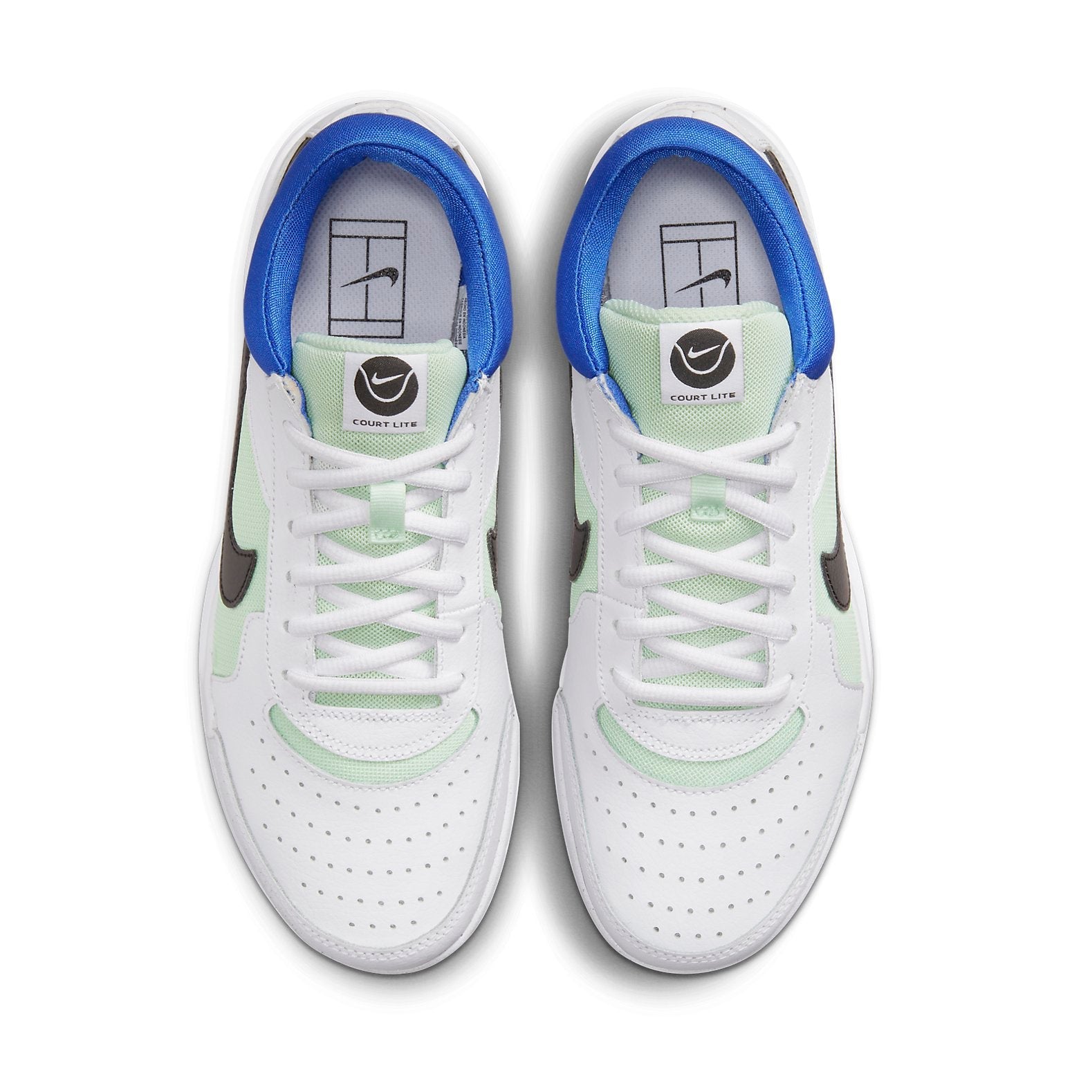 (WMNS) Nike Court Zoom Lite 3 'White Blue Green' DH1042-103
