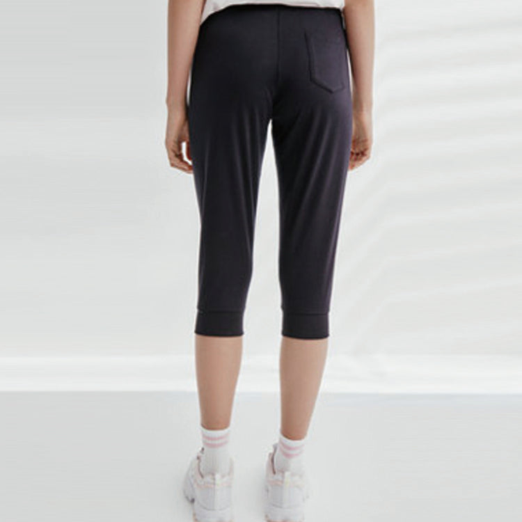 (WMNS) FILA Logo Printing Knitting Sweatpants Blue F11W028622F-NV