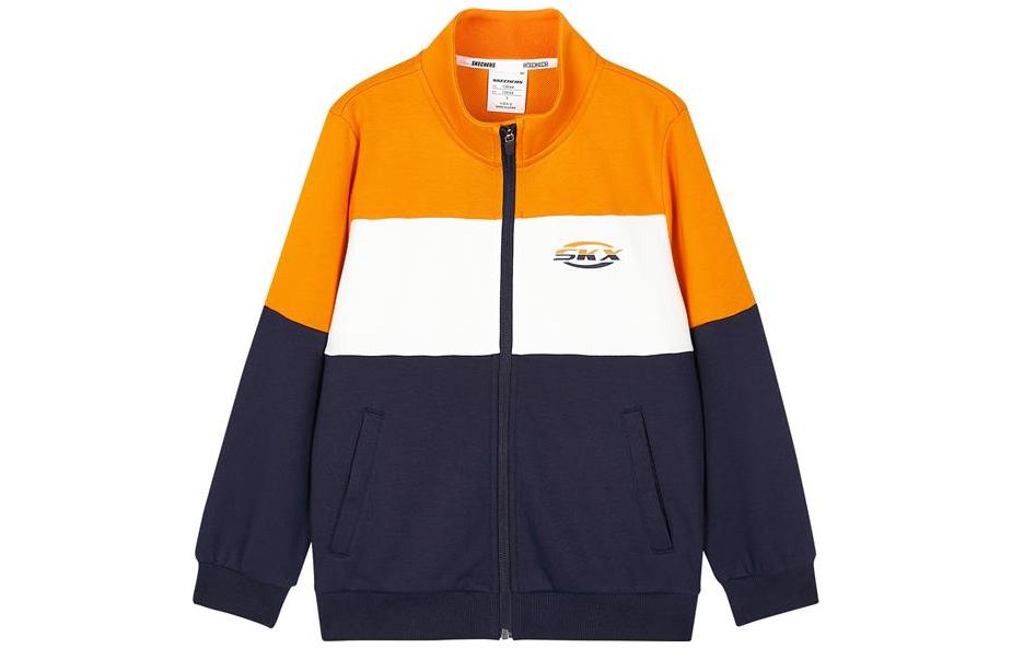 (GS) Skechers SKX Sport Set 'Navy White Orange Grey' P122B017