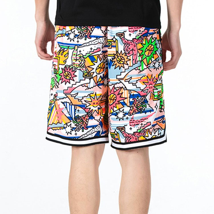 Nike Full Print Cartoon Pattern Casual Breathable Sports Shorts DV3449-010