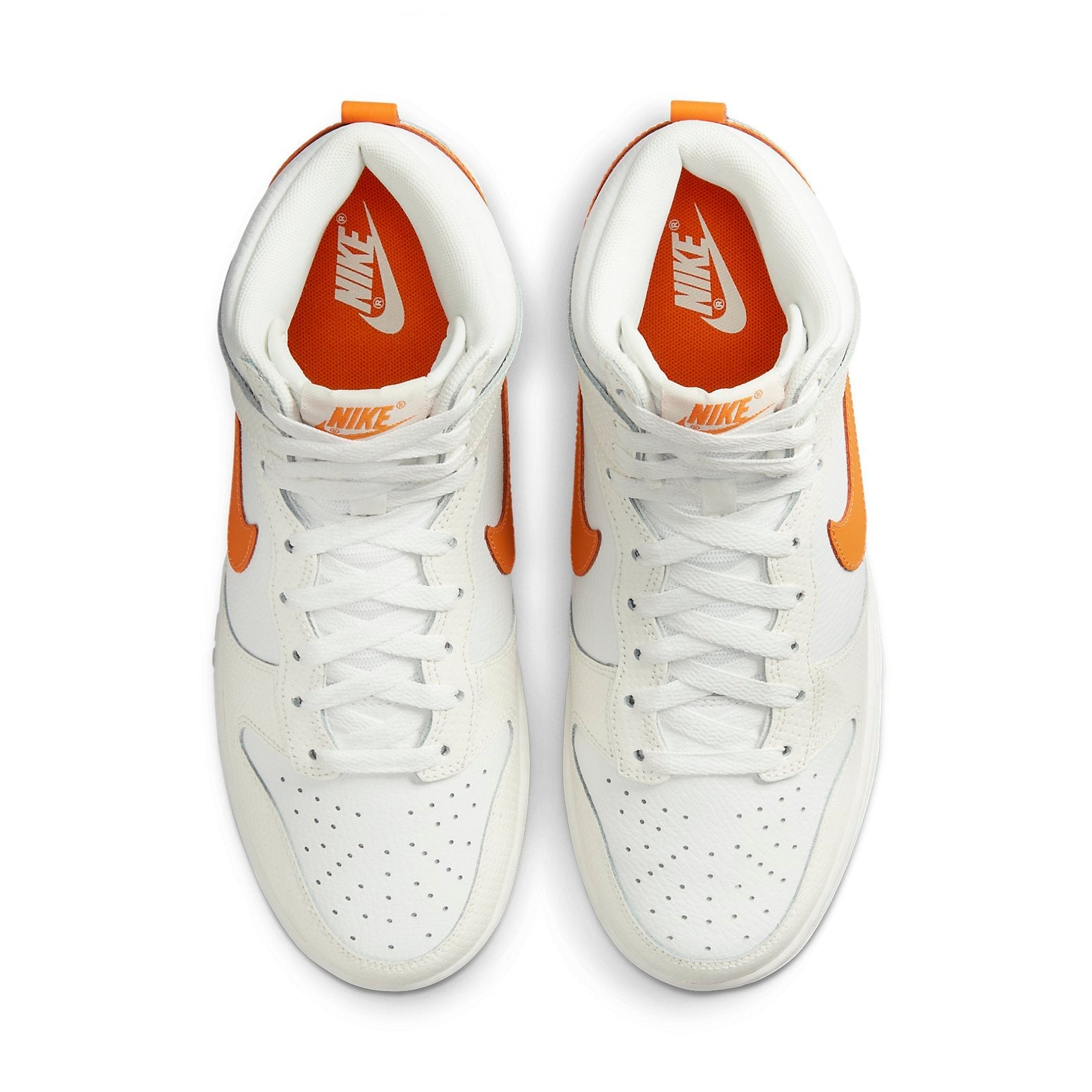 (WMNS) Nike Dunk High 'White Magma Orange' DV6986-100