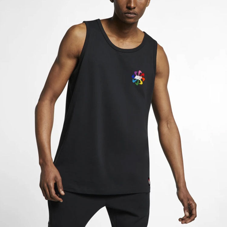 Nike Gilbert Baker Printing Sports Vest Black CD7486-010