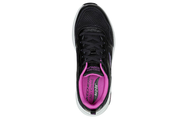 (WMNS) Skechers Go Run Arch Fit 'Black' 128952-BKPR