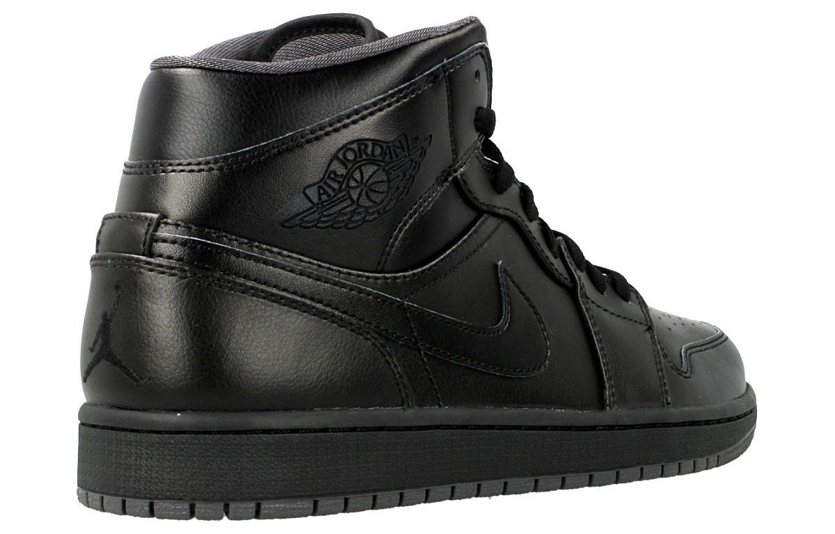 Air Jordan 1 Mid 'Black' 554724-021