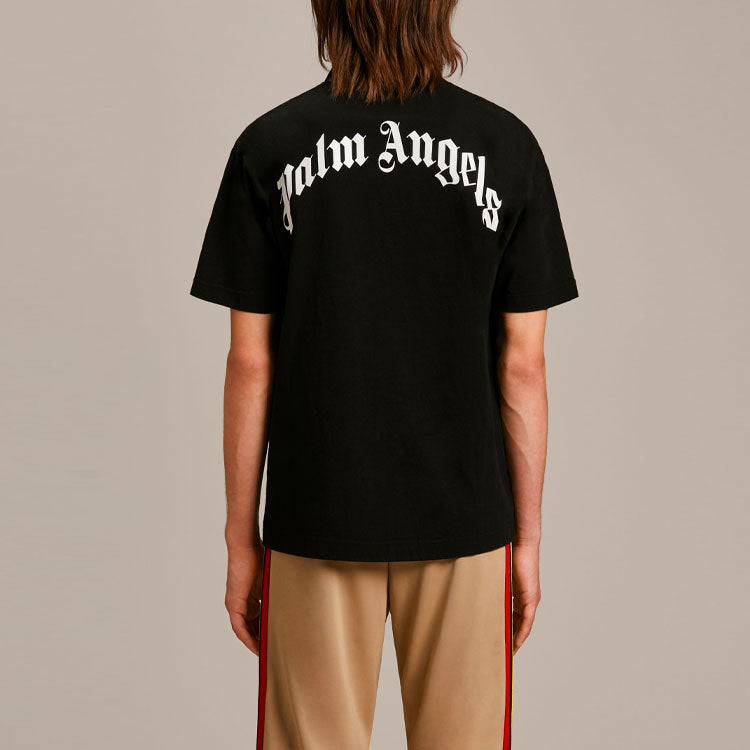 Palm Angels Bear In Love Classic Tee 'Black White' PMAA001S21JER0211001