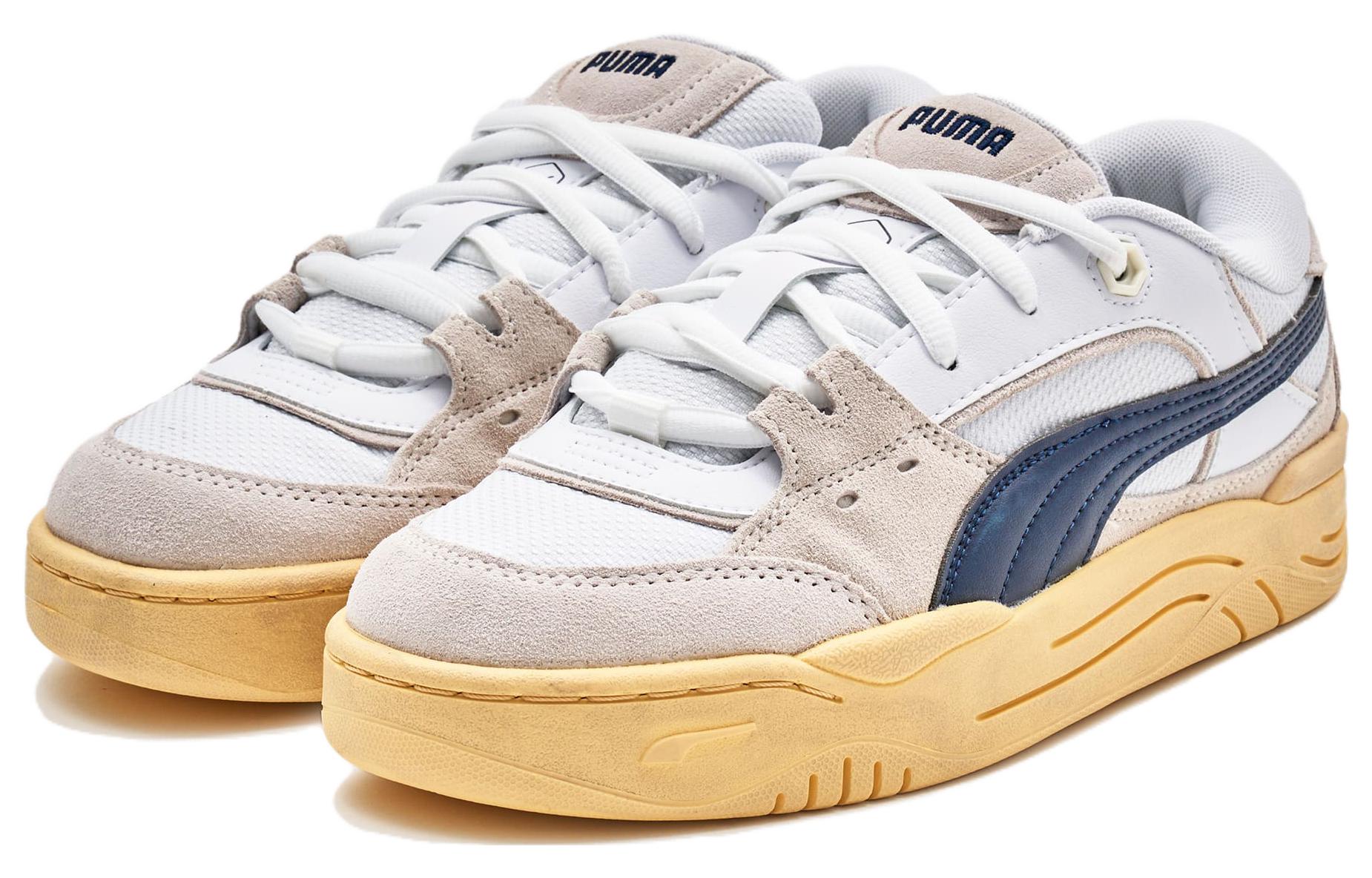 (WMNS) PUMA 180 Vintage 'White Navy Warm White' 396323-01