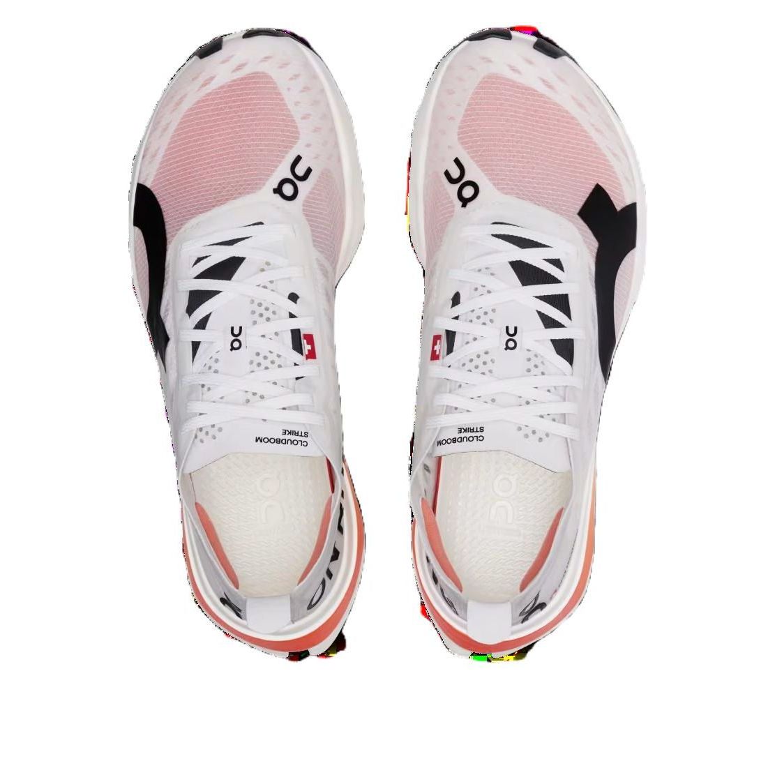 (WMNS) On Running Cloudboom Strike 'White Black Orange' 3WE30470462