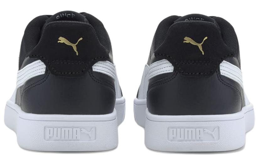 PUMA Shuffle Casual Skateboarding Shoes Unisex Black White 382141-04