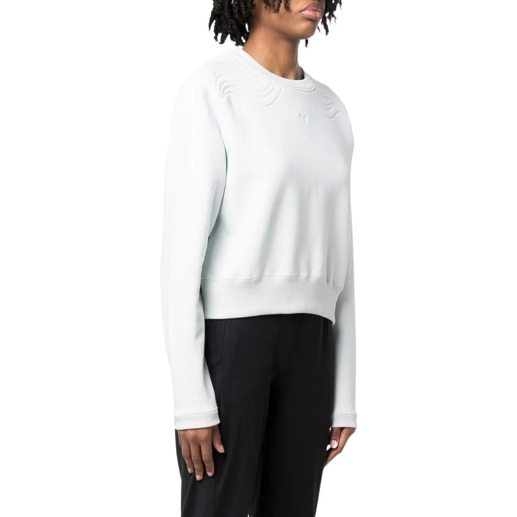 (WMNS) PUMA Snow Tiger Boxy Crew Neck Sweater 'White' 533474-62