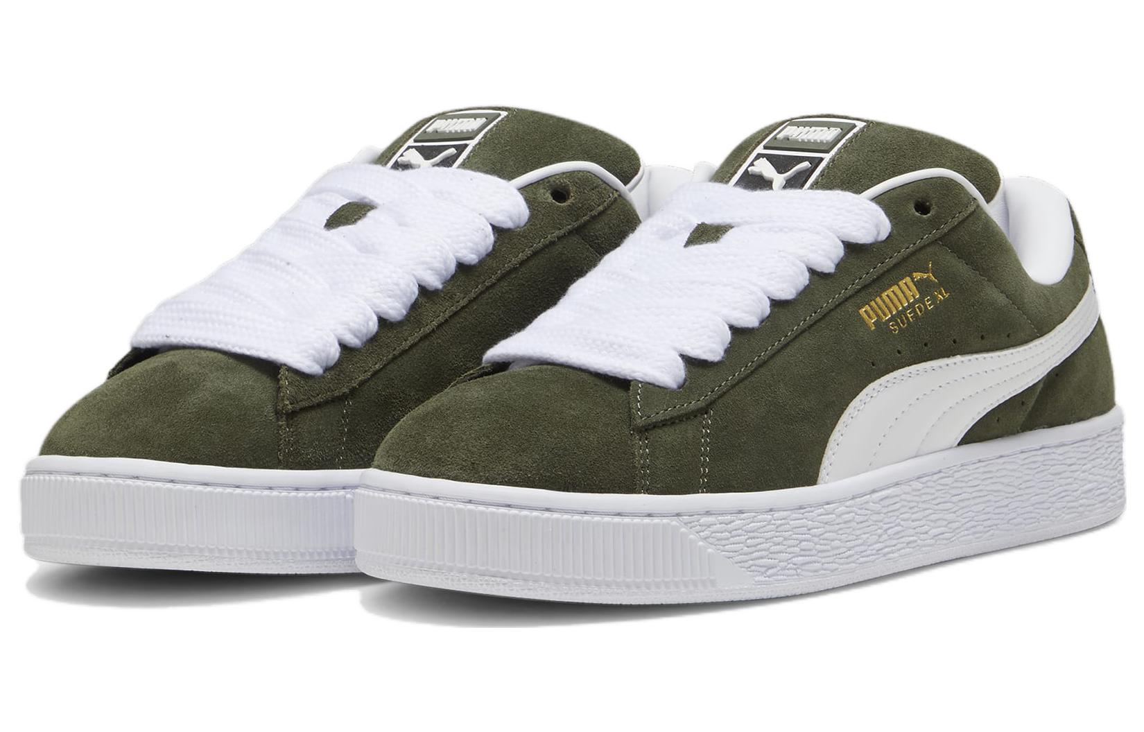 PUMA Suede XL 'Dark Olive White' 395205-13