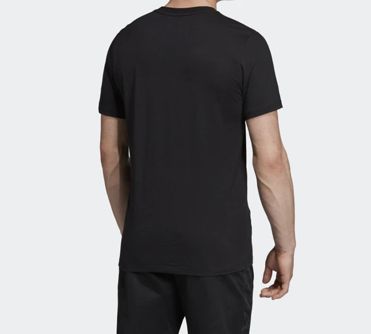 adidas Logo Printing Training Short Sleeve Black DX8264