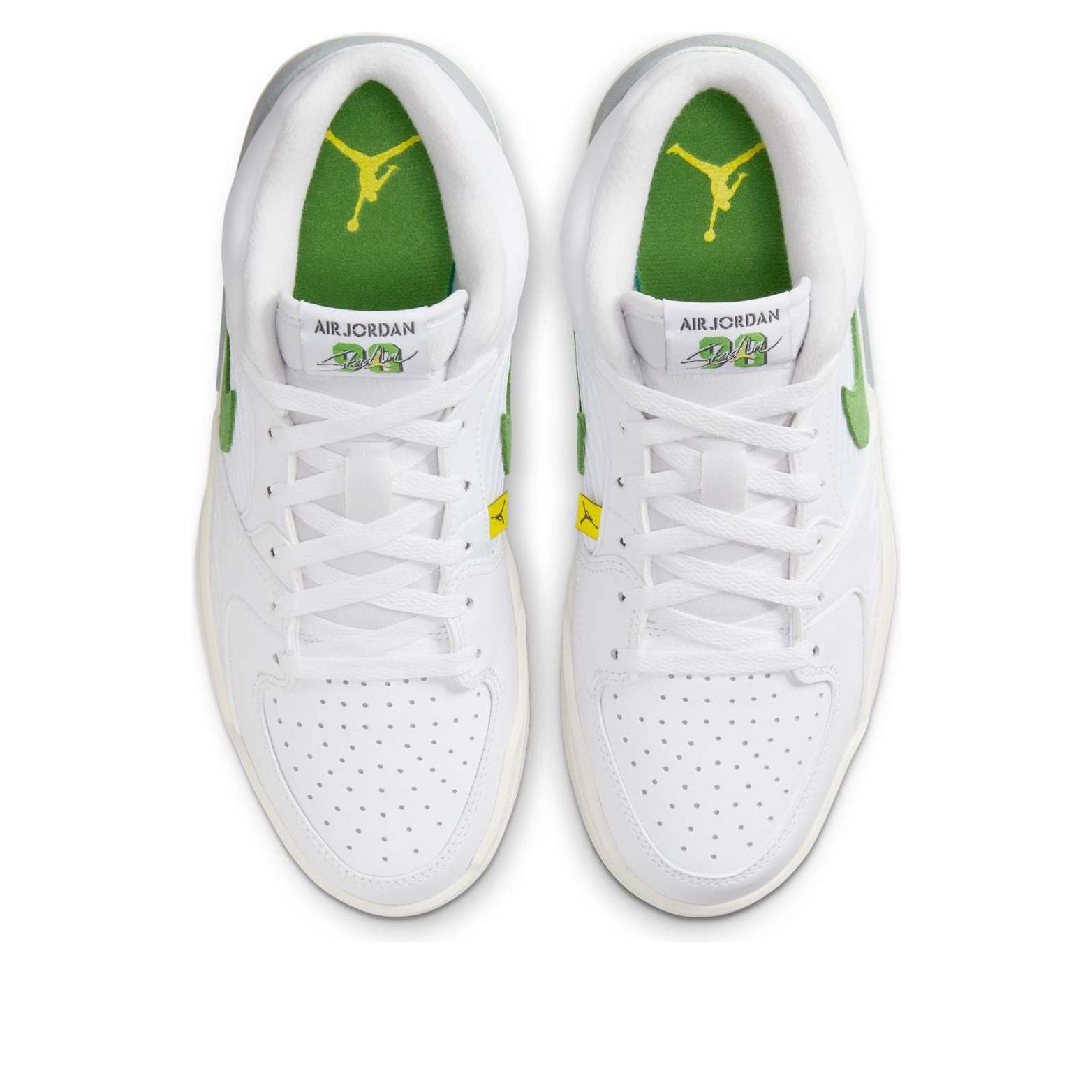 (WMNS) Air Jordan Stadium 90 'White Sail Lightning Chlorophyll' HF4984-100