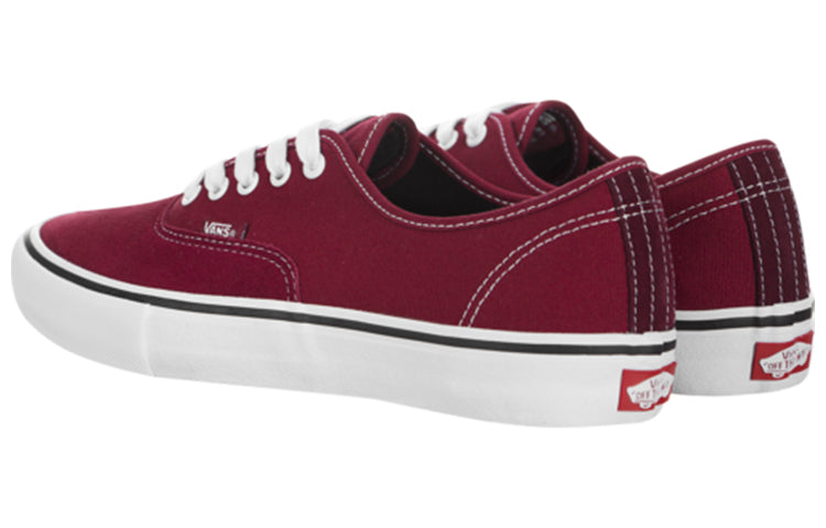 Vans Authentic Pro Casual Skateboarding Shoes Unisex Red Wine VN0A3479919