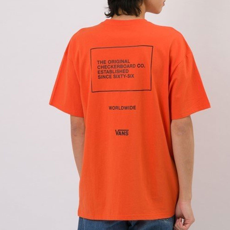 Vans Alphabet Printing Casual Short Sleeve T-Shirt VN0A4MLWTDY