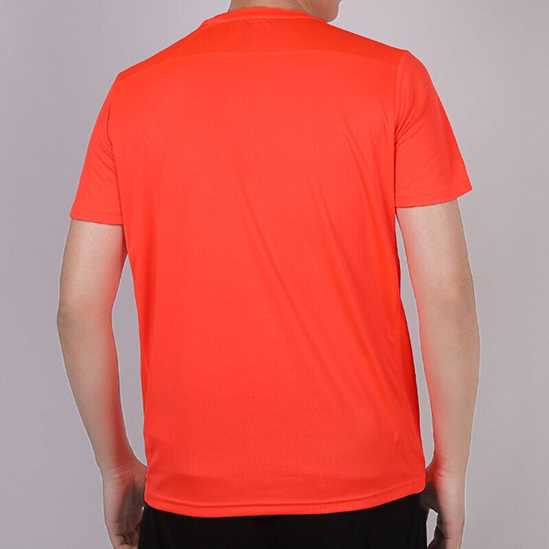 adidas Casual Sports Round Neck Breathable Short Sleeve Orange Red FR8378