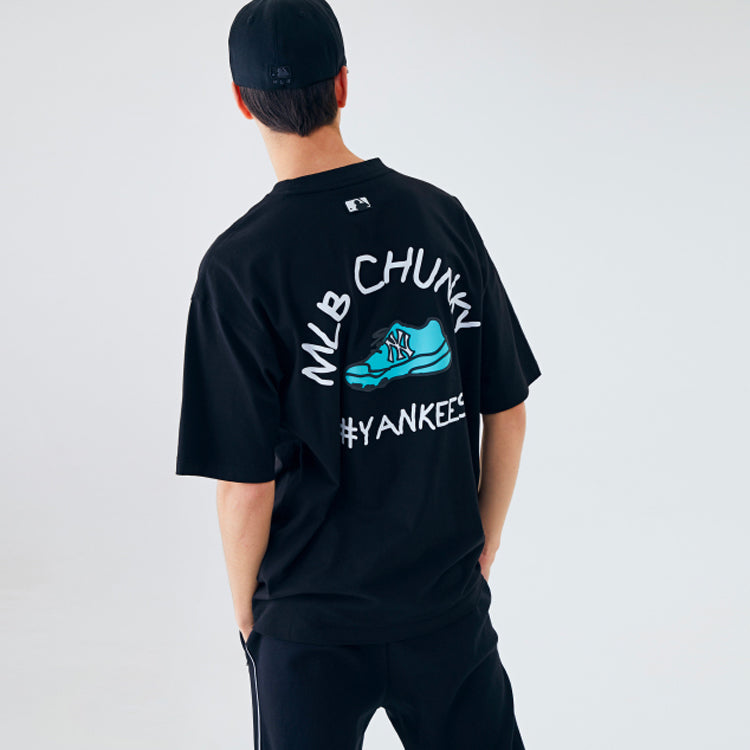 MLB New York Yankees Graffiti Printing Unisex Black 31TS07031-50L