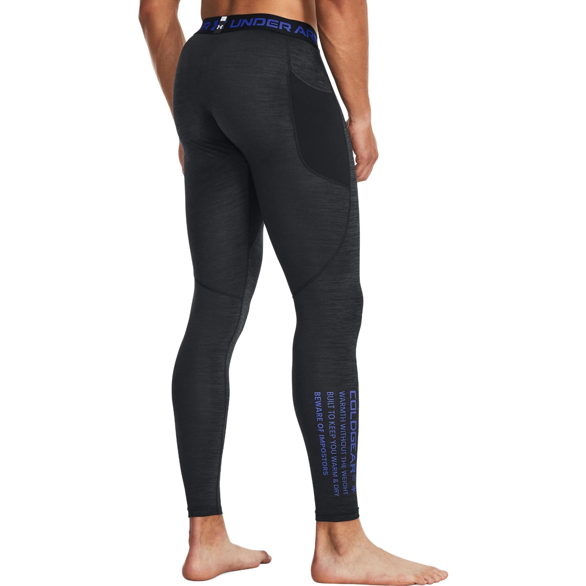 Under Armour ColdGear Twist Leggings 'Grey Blue' 1379821-002