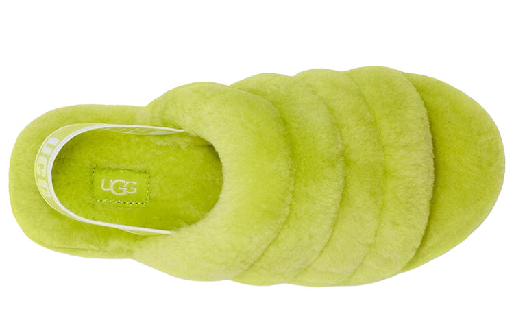 (WMNS) UGG Fluff Yeah Slide 'Key Lime' 1095119-KLM