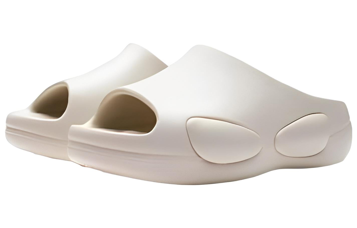 Li-Ning Counterflow Shock Absorption Sports Slippers Unisex 'Cream White' AGAS028-2