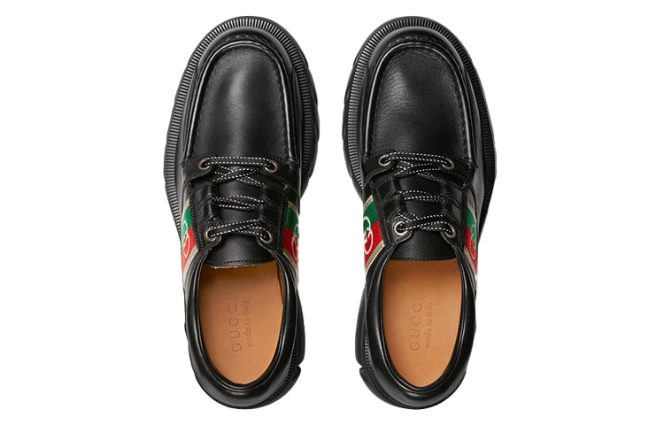 Gucci GG Romance Lace-Up 'Black' 663369-DTNE0-1080