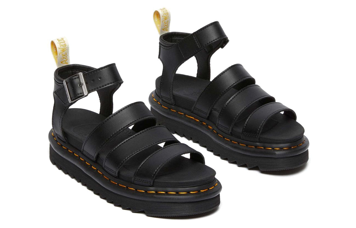 (WMNS) Dr. Martens Blaire Fashion Lihgt Platform Sandals Black 23806001