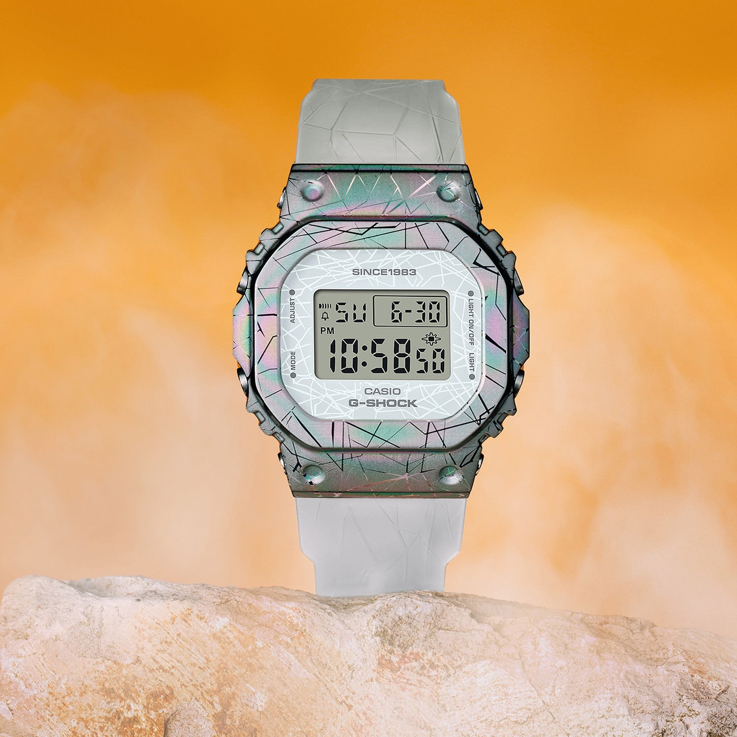 CASIO G-Shock Digital 'White' GM-S5640GEM-7PR