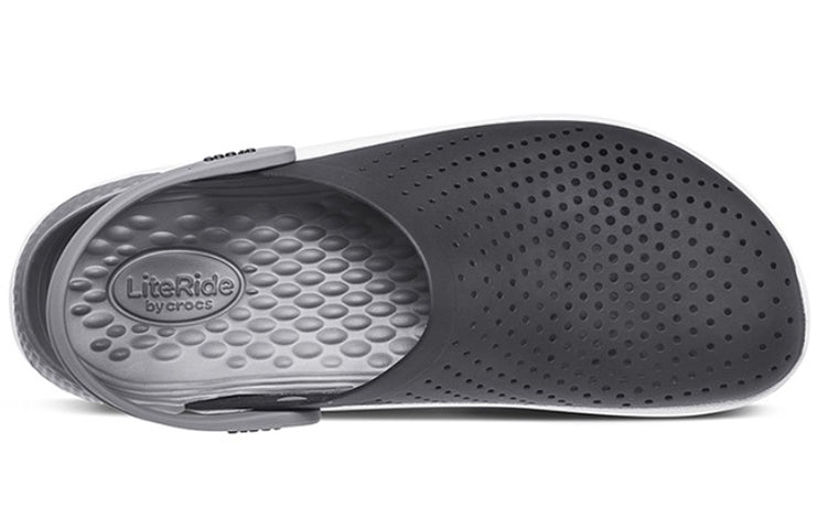 Crocs LiteRide Sandals 'Black Smoke Grey' 204592-05M