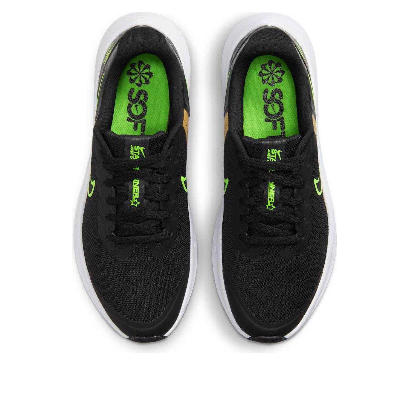 (GS) Nike Star Runner 3 RW 'Black Action Green' DJ0720-001