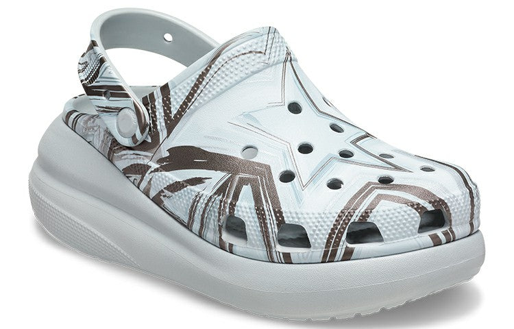(WMNS) Crocs Classic Crush Disco Clog 'Clear Bue' 208121-0ZT
