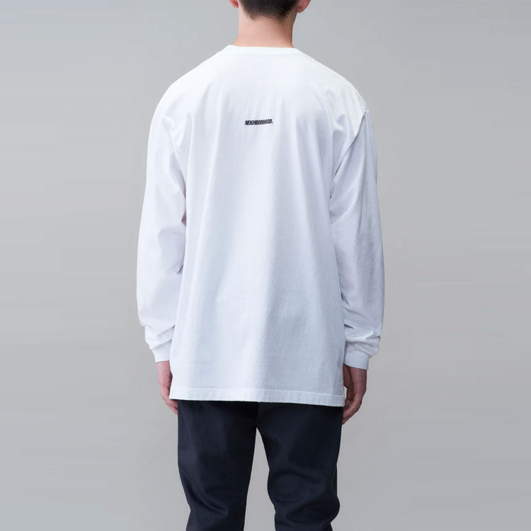 NEIGHBORHOOD SS21 Long-sleeved Men's White 211PCNH-LT04