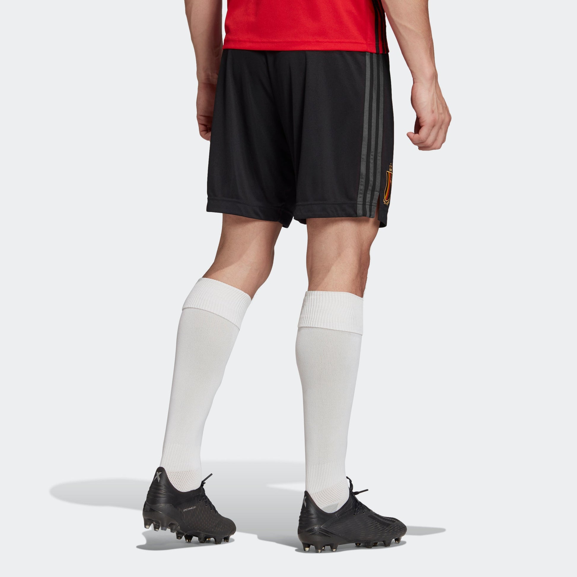 adidas RBFA H SHO European Cup Belgium National Team Home Soccer/Football Sports Shorts Black EJ8554