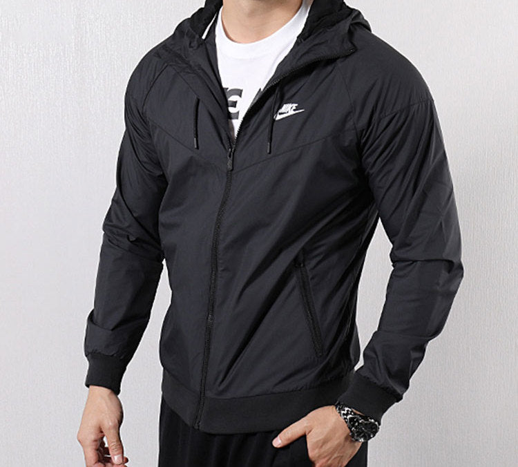 Nike Windrunner Windproof Sports Jacket Black AT5271-010
