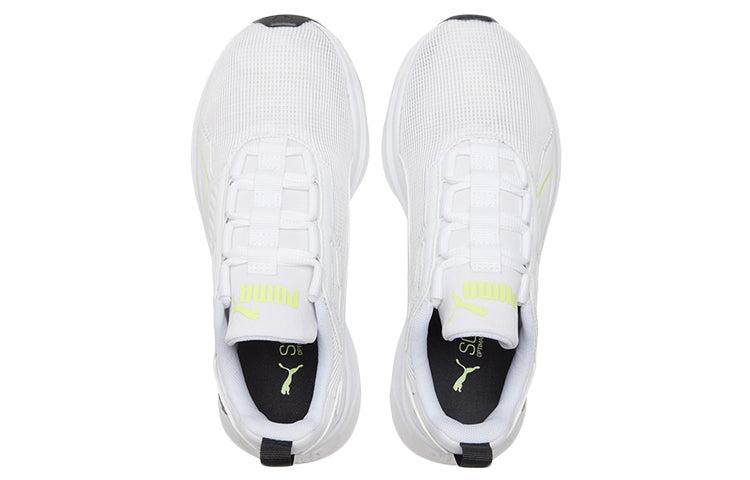 (WMNS) PUMA Disperse Xt Low Top Running Shoes White/Black/Yellow 193744-12