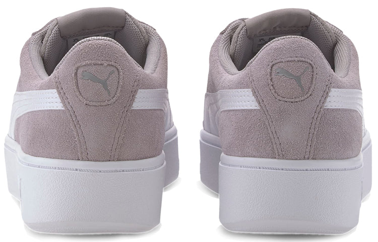 (WMNS) PUMA Vikky Stacked Grey 'Pink Blue' 369144-13
