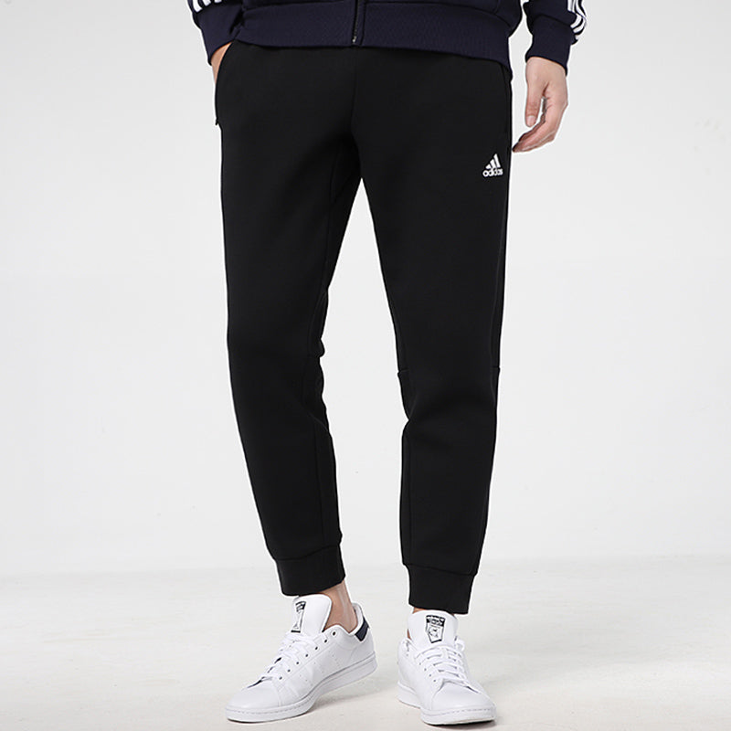 adidas Casual Sports Training logo Bundle Feet Long Pants Black GP1013