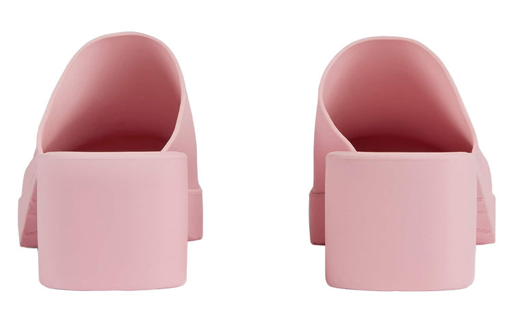 (WMNS) Gucci Logo Rubber Mule 'Pink' 725899-J8700-5815