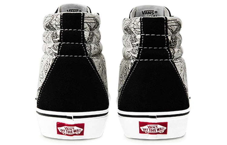 Vans Sk8-hi Black White Unisex 'Black White' VN0A4U3CWT8